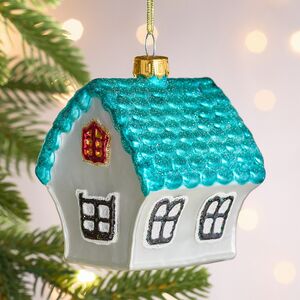 Елочная игрушка Домик из деревни Гарккул 9 см, стекло Winter Deco фото 5