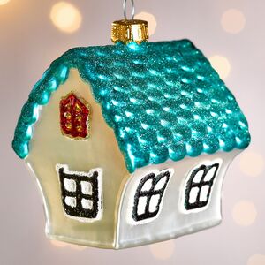 Елочная игрушка Домик из деревни Гарккул 9 см, стекло Winter Deco фото 3