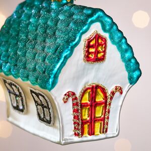Елочная игрушка Домик из деревни Гарккул 9 см, стекло Winter Deco фото 2