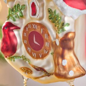 Елочная игрушка Часы с маятником - Время Волшебства 12 см, стекло Winter Deco фото 5