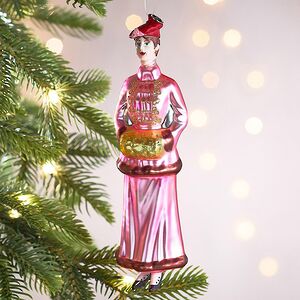 Елочная игрушка Девушка Лейла в народном костюме 18 см в подарочной коробке, стекло