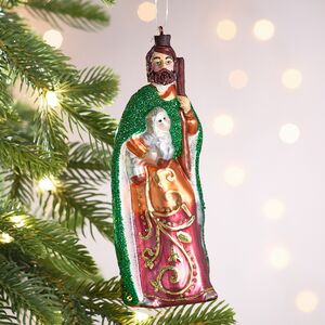 Елочная игрушка Пастырь Добрый 16 см в подарочной коробке, стекло