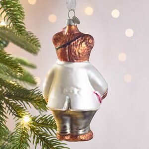 Елочная игрушка Мишка Доктор 13 см в подарочной коробке, стекло Winter Deco фото 7