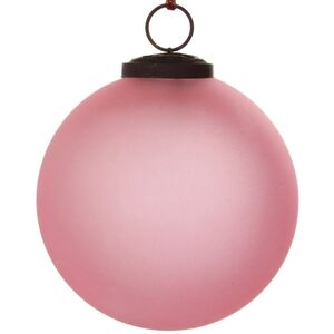 Шар винтажный Розелла - Дымчатая Орхидея 10 см, стекло