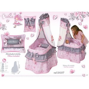 Кроватка для куклы Maria с балдахином 60 см Decuevas Toys (Дэкувьютойс) фото 3