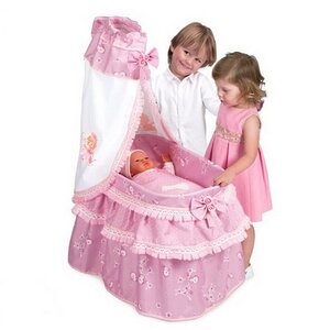 Кроватка для куклы Мария 60 см с балдахином Decuevas Toys (Дэкувьютойс) фото 2