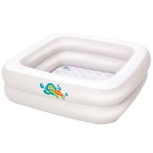 Детский бассейн с надувным дном Baby Tub 86*86*25 см, клапан