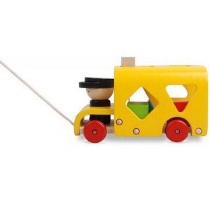 Деревянный сортер - каталка Автобус 22 см Plan Toys (План Тойс) фото 4