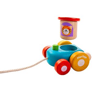 Паровозик-каталка Веселый двигатель Plan Toys (План Тойс) фото 2