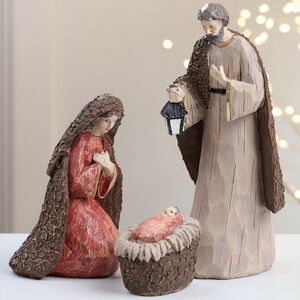 Рождественская статуэтка Чудо в Вифлееме 21 см, 3 фигурки