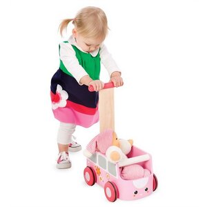 derevyannaya katalka hodunki rozovaya mashina 30 47 sm