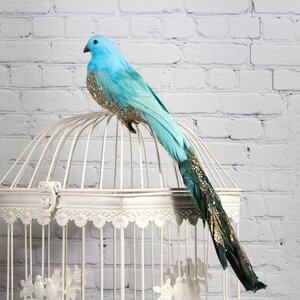 Декоративное украшение Птица Санта-Лючия 39 см, клипса ShiShi фото 1