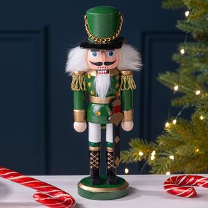 Декоративная фигурка Гвардеец Короля в зеленом мундире 20 см