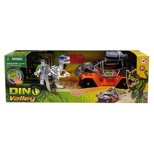 Игровой набор Динозавр Тиранозавр и охотник на джипе, стреляет Chap Mei фото 2