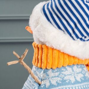 Декоративная фигура Снеговик Стефан - Шведские Каникулы 34 см Kaemingk фото 4