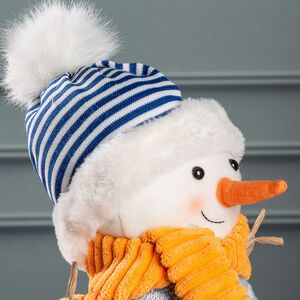 Декоративная фигура Снеговик Стефан - Шведские Каникулы 34 см Kaemingk фото 2