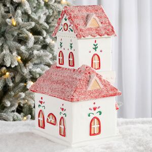 Декоративная статуэтка Пряничный Домик - Floral Pattery 35 см Kaemingk фото 5