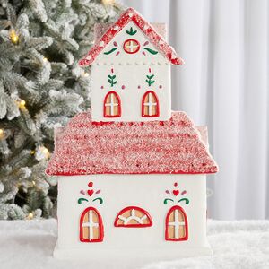 Декоративная статуэтка Пряничный Домик - Floral Pattery 35 см Kaemingk фото 3