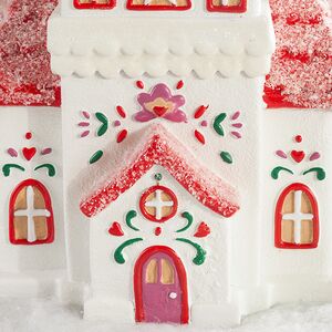 Декоративная статуэтка Пряничный Домик - Floral Pattery 35 см Kaemingk фото 4