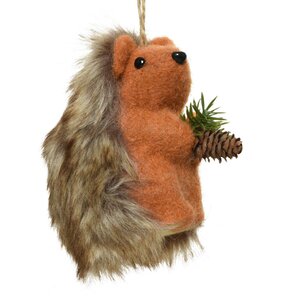 Елочная игрушка Ежик Батти - Foresta di Lana 10 см, подвеска