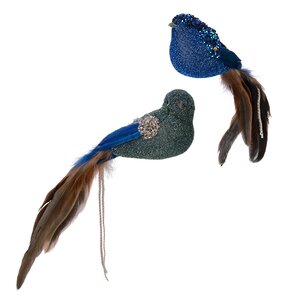 Елочная игрушка Птичка Ellinor 24 см, клипса Kaemingk фото 2