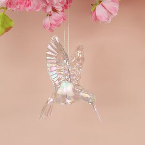 Елочная игрушка Птичка Pearl Colibri 10 см, подвеска Kaemingk фото 2