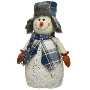 Декоративная фигура Снеговик Ноэль - Стокгольмская Вьюга 39 см Kaemingk фото 1