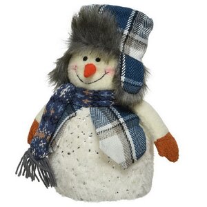 Декоративная фигура Снеговик Ноэль - Стокгольмская Вьюга 28 см Kaemingk фото 1