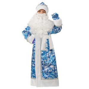Карнавальный костюм Дед Мороз Сказочный, рост 140 см Батик фото 1