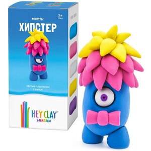 Легкий пластилин Залипаки - Хипстер, 5 цветов, 5 баночек Hey Clay (Хэй Клэй) фото 1