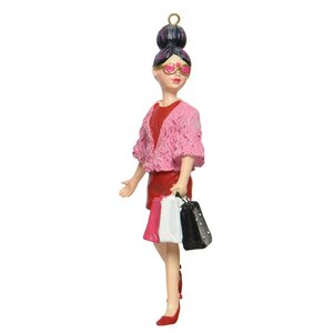 Елочная игрушка Леди Барнелла - Shopping Day 13 см, подвеска