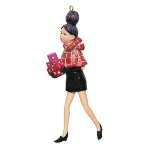 Елочная игрушка Леди Барнелла - Gift Time 13 см, подвеска