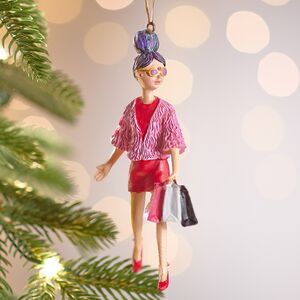 Елочная игрушка Леди Барнелла - Shopping Day 13 см, подвеска