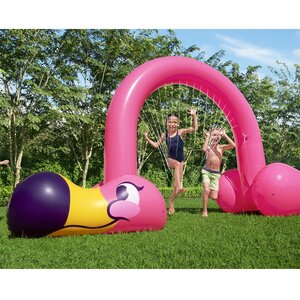 Надувная игрушка с фонтаном Фламинго 340*193*110 см
