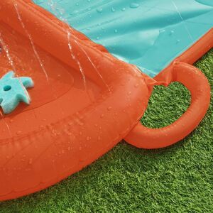 Двойная водная дорожка для скольжения с двумя игрушками Sponge Soakers Double Slide 488 см Bestway фото 5