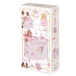 Манеж-игровой центр для куклы Мария 70 см с аксессуарами розовый Decuevas Toys фото 4