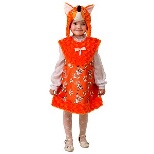 Карнавальный костюм Лисичка Лиля, рост 110 см Батик фото 1