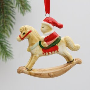 Елочная игрушка Лошадка - Vintage Christmas 7 см, подвеска Kaemingk фото 1