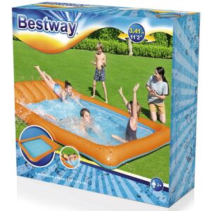 Игровой центр Splash Summer 341*213*38 см с горкой и фонтаном, клапан Bestway фото 9