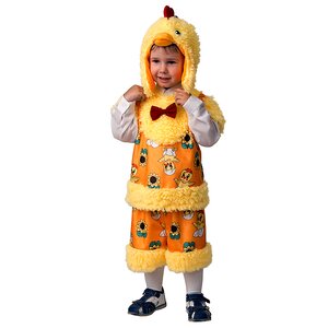 Карнавальный костюм Цыплёнок Миня, рост 104 см Батик фото 1