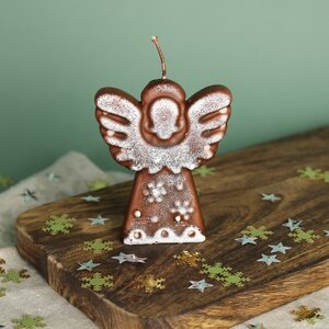 Ароматическая свеча Ангелок - Choco Collection 11 см Омский Свечной фото 1