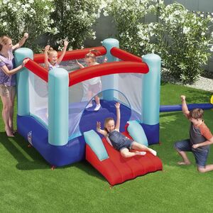 Надувной батут с горкой Jolly Jump 250*210*152 см Bestway фото 2