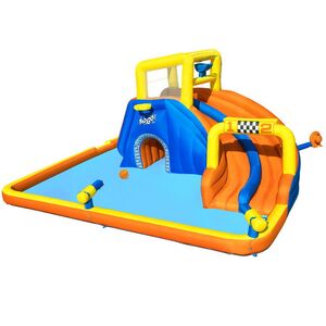 Водный игровой центр с горкой и стеной для скалолазания Super Speed Way 551*502*265 см Bestway фото 2