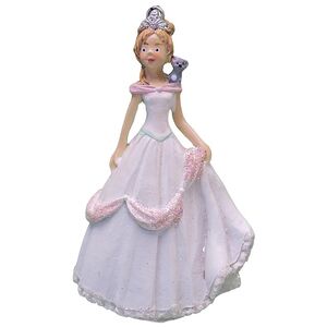 Елочная игрушка Дюймовочка в Белом 10 см, подвеска