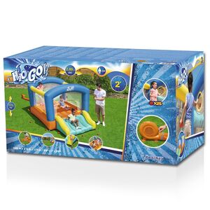 Надувной батут с горкой Leap & Play 289*213*173 см Bestway фото 19