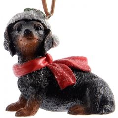 Набор украшений Собачки в Шляпках 6 см, 2 шт, подвеска Kaemingk фото 3