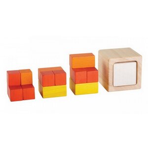 Деревянный набор Кубики Дроби Plan Toys фото 3