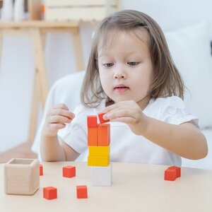 Деревянный набор Кубики Дроби Plan Toys фото 5
