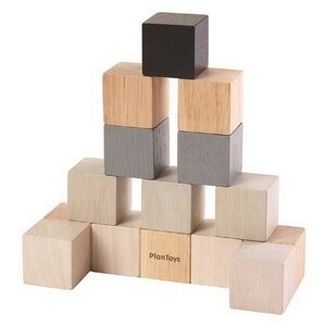 Деревянные Кубики 15 шт без рисунка, 35 мм Plan Toys фото 2