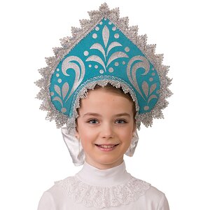 Кокошник Снегурочки Россиянка Батик фото 1